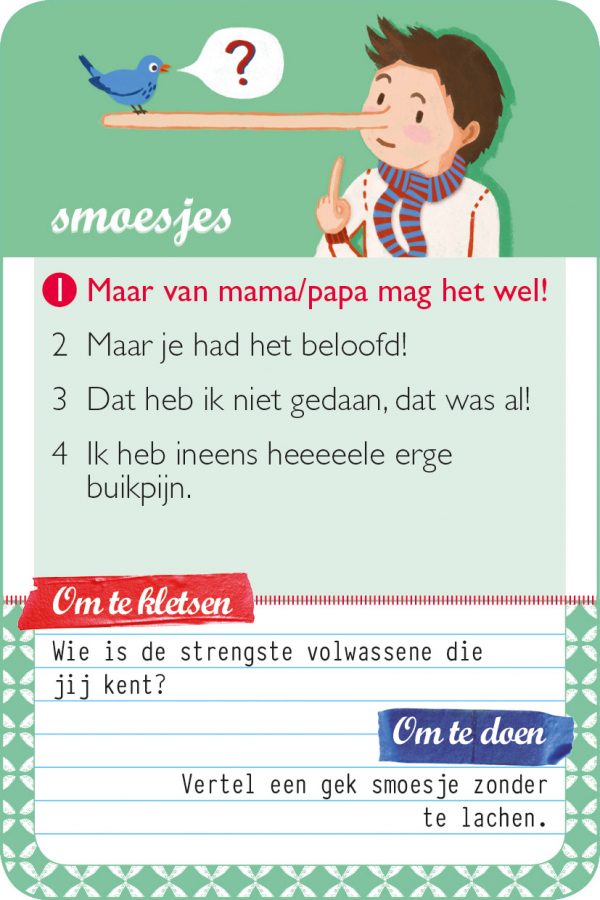 familieklets  smoesjes kaart 1 hr